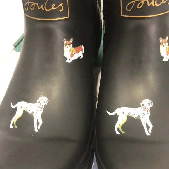 Joules Black Boots size US 7 NWT - Picture 2 of 4